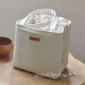 Drawstring Jute Lunch Bag Portable Drawstring Insulated Jute Grocery Cooler Lunch Bag Supplier